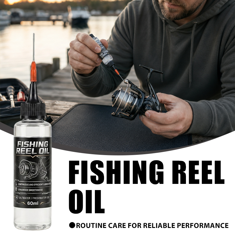 Spincast Reel - Olio Lubrificante per Mulinelli da Pesca,