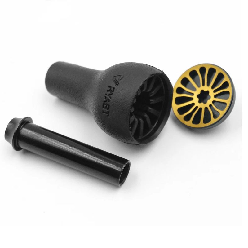 Manopola nera in TPE da 27 mm, - Spincast Reel recensione e prezzo